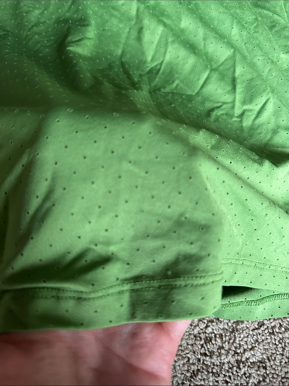 Rabbit Rabbit Rabbit Lime Green Perforated Athletic Tank - Picture 2 of 7